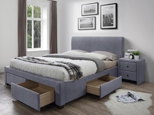 Bed with slatted base ID-23873