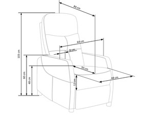 Atpūtas krēsls ID-23950