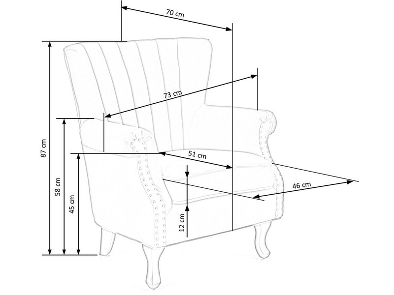Atpūtas krēsls ID-23974