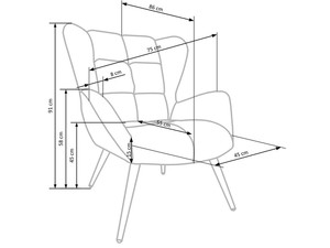 Atpūtas krēsls ID-23975