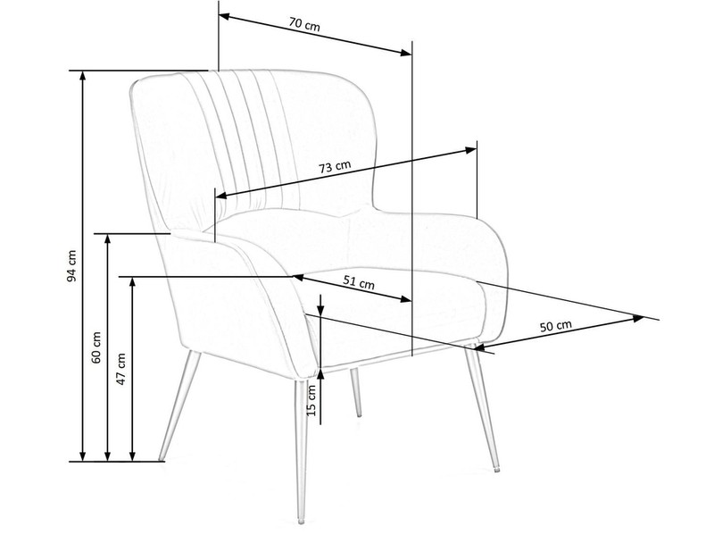 Atpūtas krēsls ID-23978