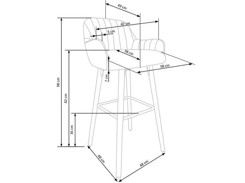 Bāra krēsls ID-23986