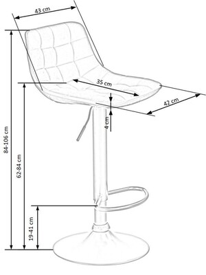 Bāra krēsls ID-23987