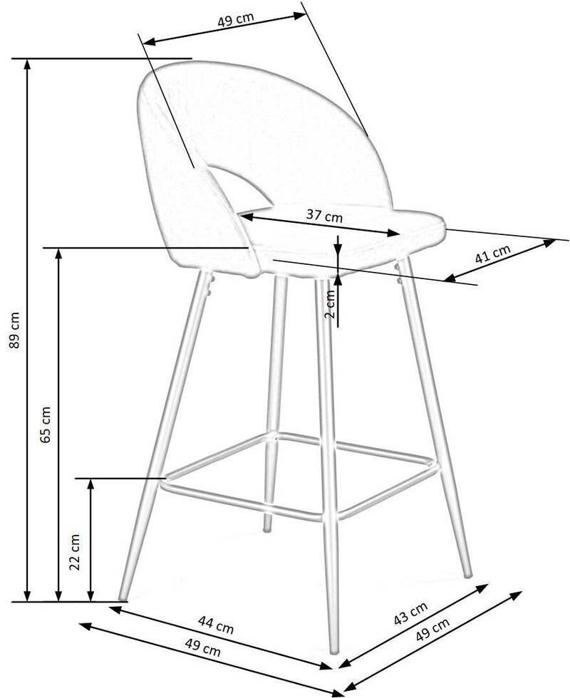 Bāra krēsls ID-23988