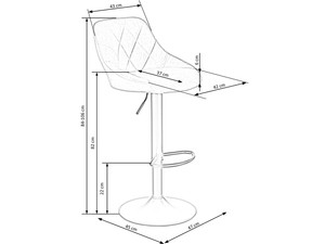 Bāra krēsls ID-23994