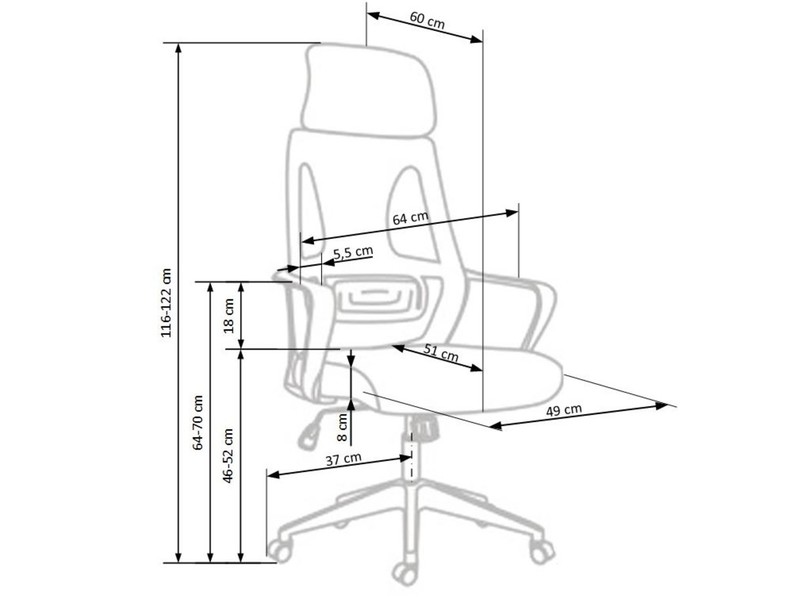 Datorkrēsls ID-24064