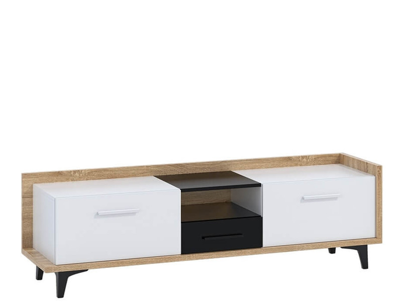 Ozols Sonoma / Balts / Melns