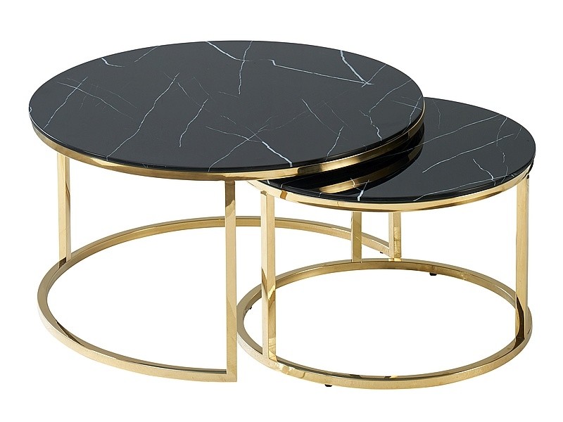 Black marble / Gold