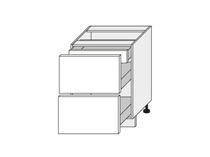 Base cabinet Silver Sonoma D2A/60/1A