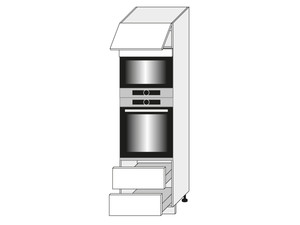 Шкаф для духовки и микроволновой печи Bonn D14/RU/2R 284