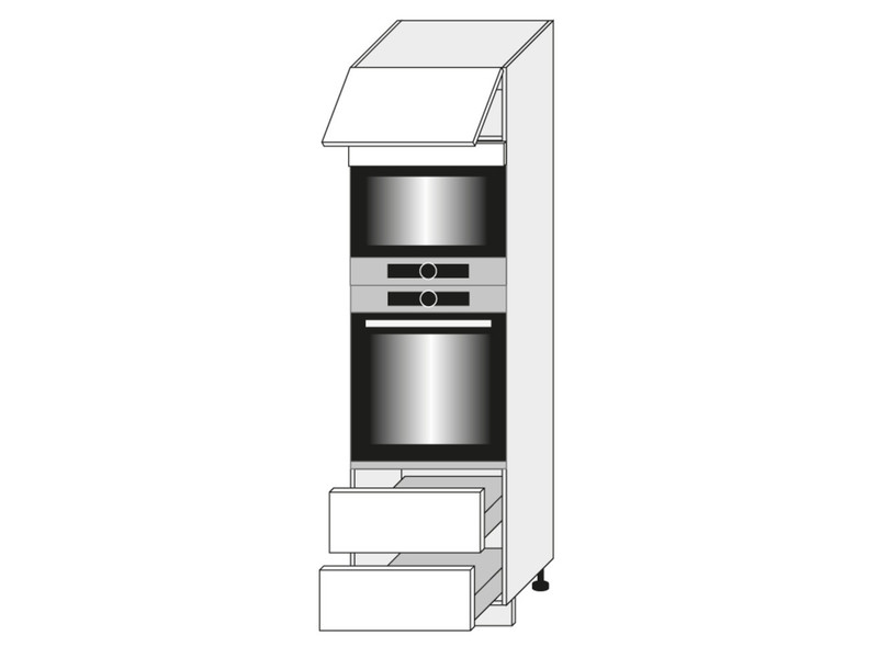 Шкаф для духовки и микроволновой печи Bonn D14/RU/2R 284
