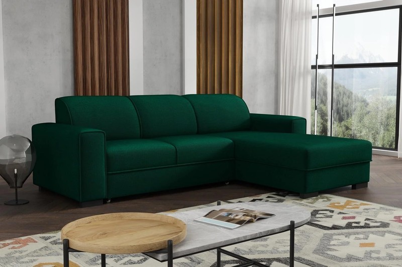 Extendable corner sofa bed Margo