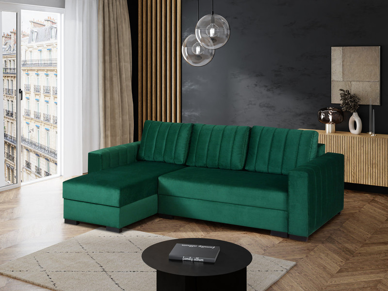 Extendable corner sofa bed Laso L/P
