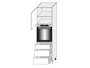 Cabinet for oven Pescara D14/RU/3R