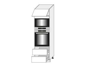 Cabinet for oven and microwave oven Pescara D14/RU/2R 284