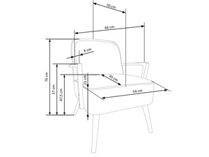 Atpūtas krēsls ID-25326