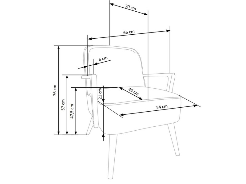 Atpūtas krēsls ID-25326
