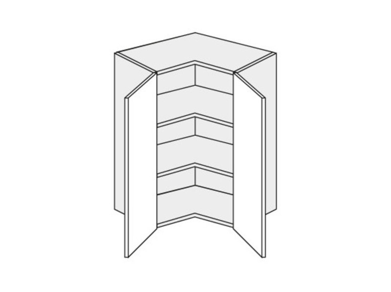 Wall corner cabinet Forst W12/60
