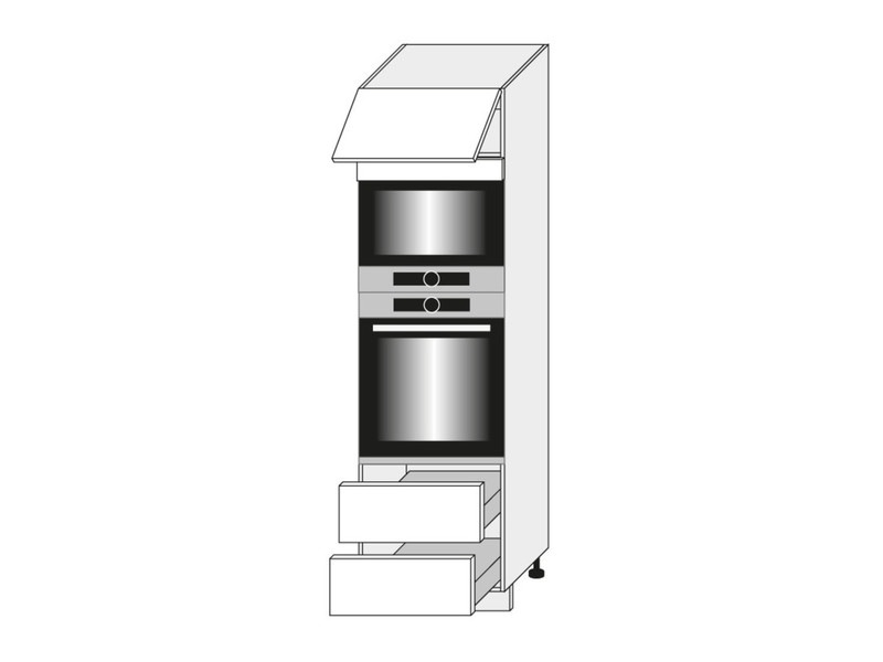 Skapis cepeškrāsnij un mikroviļņu krāsnij Forli D14/RU/2M 284