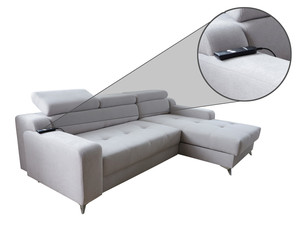 Extendable corner sofa bed Flavio 2R+LC