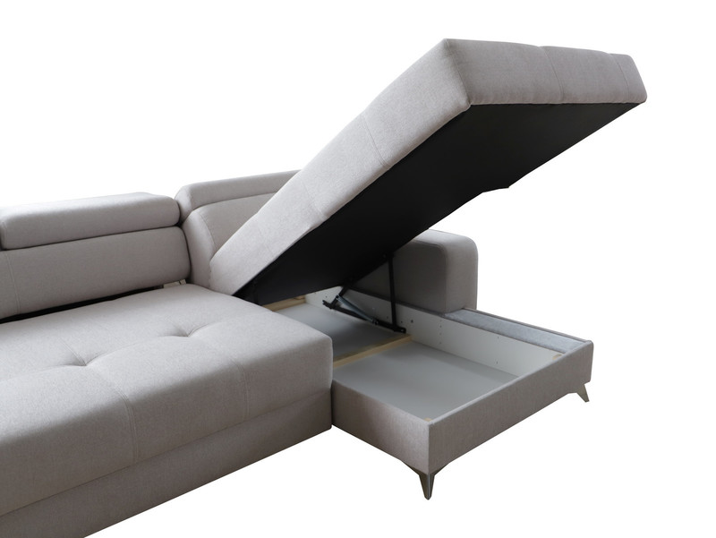 Extendable corner sofa bed Flavio 2R+LC