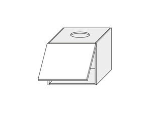 Wall cabinet for built in extractor Avellino W8/60