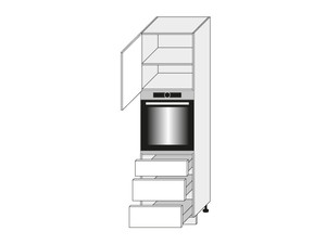 Cabinet for oven Avellino D14/RU/3M L