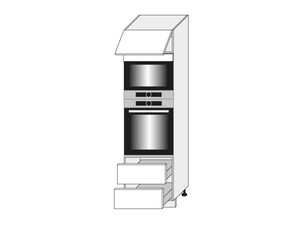 Skapis cepeškrāsnij un mikroviļņu krāsnij Avellino D14/RU/2M 284