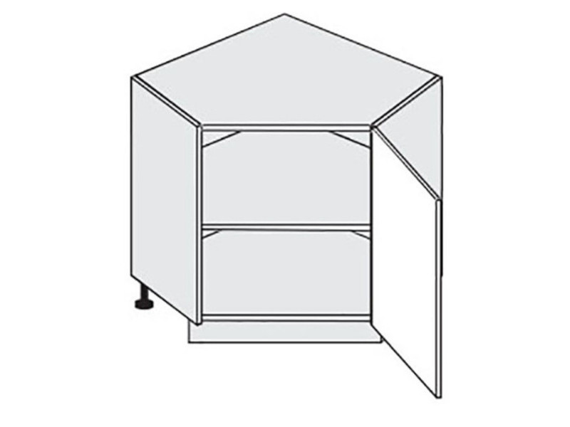 Base corner cabinet Avellino D12R/90 P