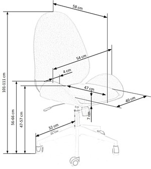 Datorkrēsls ID-25945