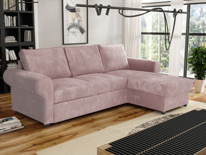 Extendable corner sofa bed Alfa Premium L/P