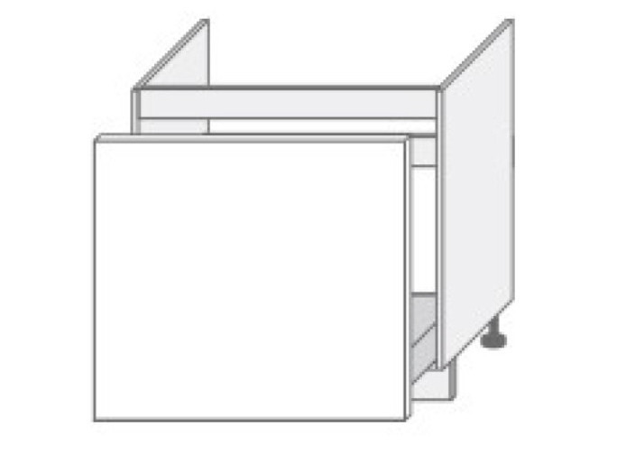 Undersink cabinet Avellino D1ZR/80