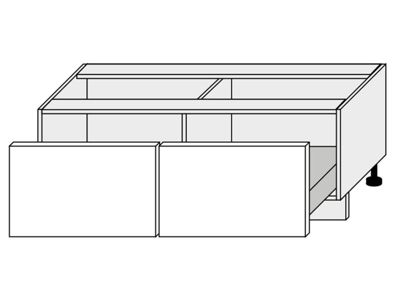 Base cabinet Napoli D2R/120