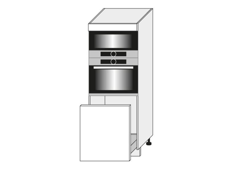 Cabinet for oven and microwave oven Napoli D5AR/60/154