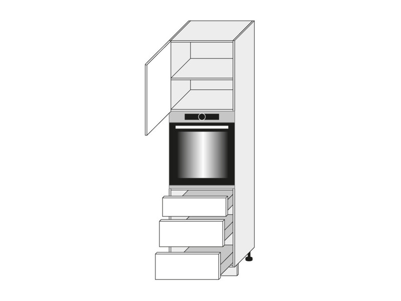 Cabinet for oven Velden D14/RU/3M L
