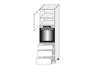 Cabinet for oven Velden D14/RU/3A L