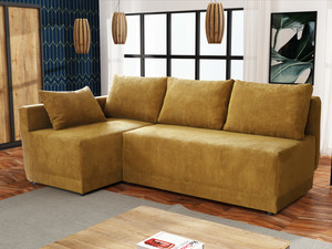Extendable corner sofa bed Astor premium LC2