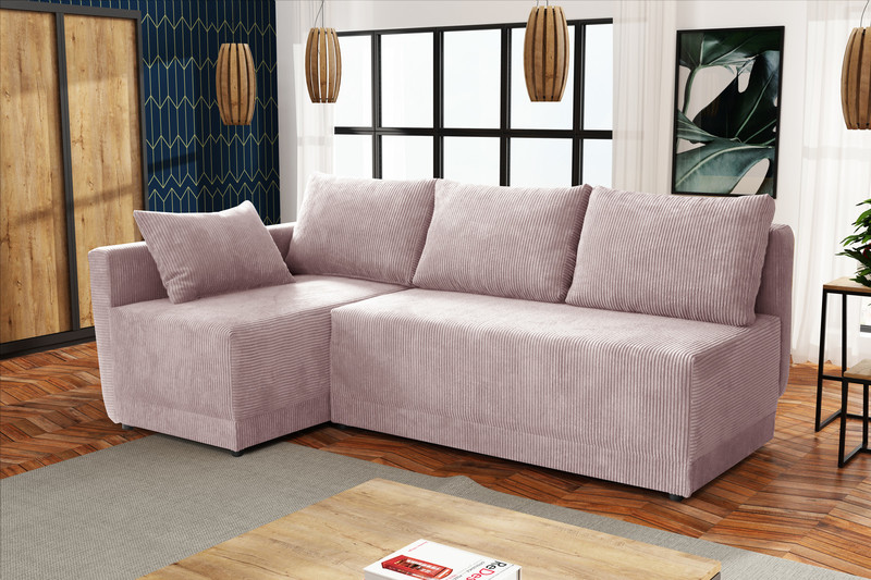 Extendable corner sofa bed Astor premium LC2