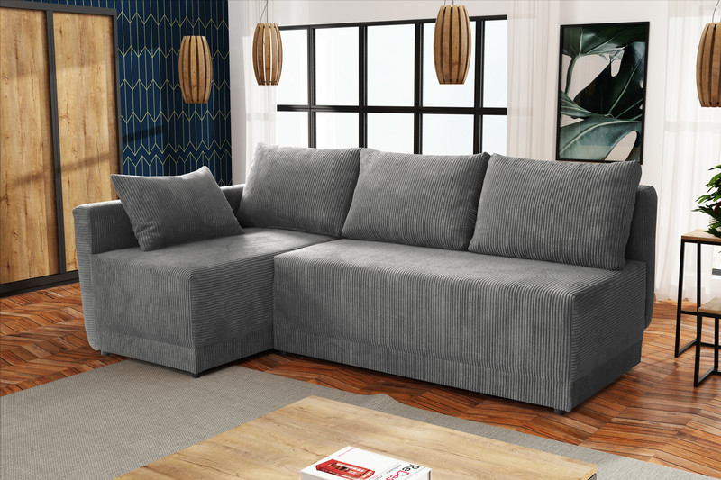 Extendable corner sofa bed Astor premium LC2