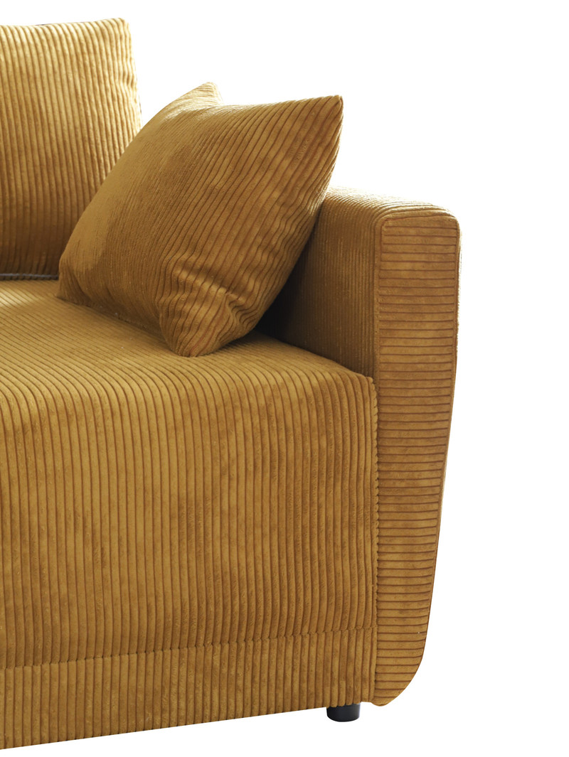 Extendable corner sofa bed Astor premium 2LC