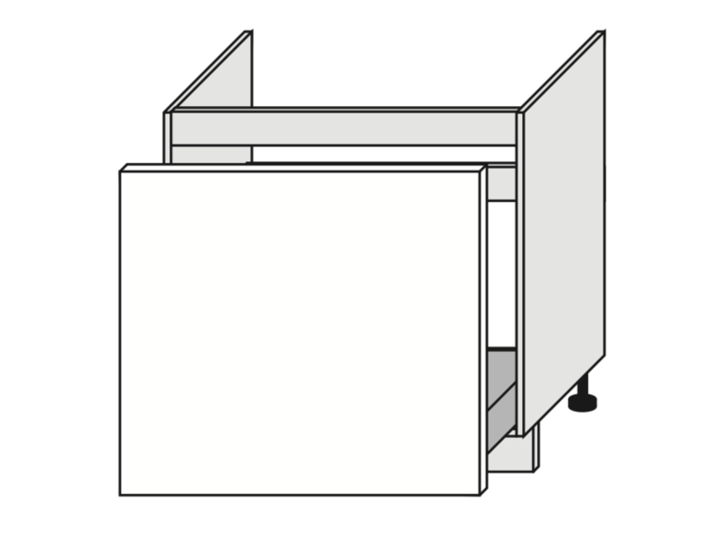 Undersink cabinet Amaro D1ZR/80