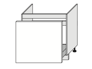 Undersink cabinet Amaro D1ZA/80