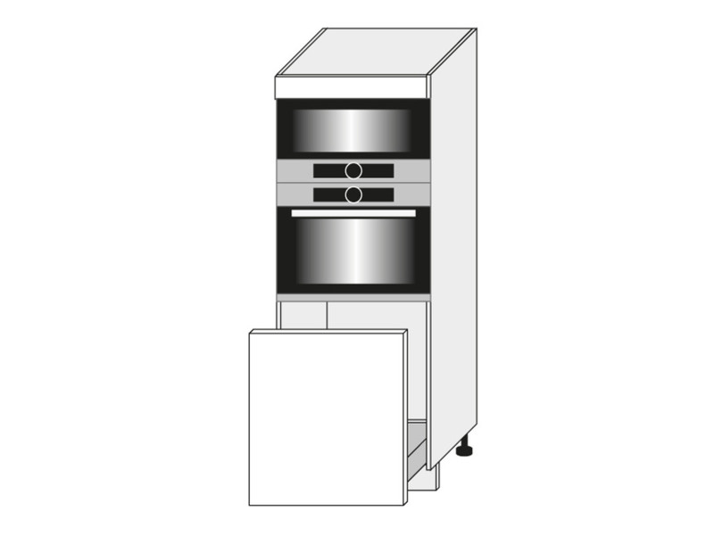 Skapis cepeškrāsnij un mikroviļņu krāsnij Amaro D5AR/60/154