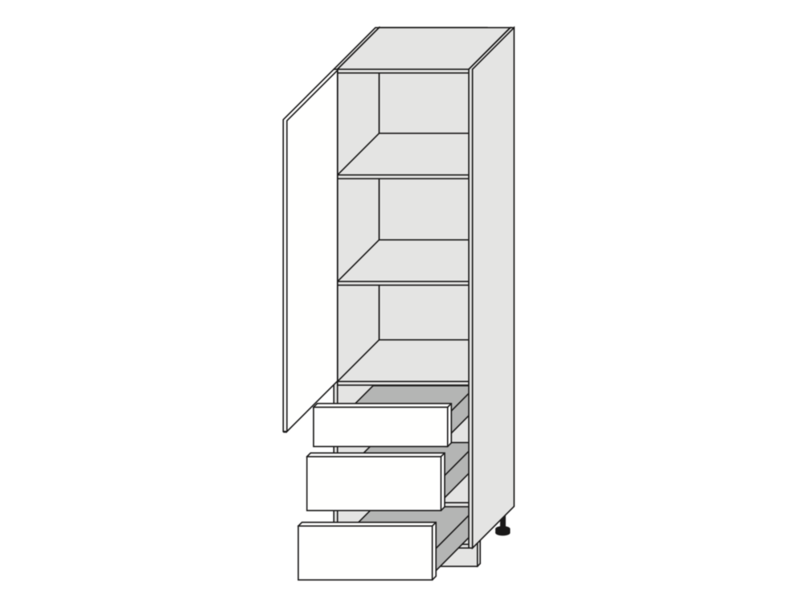 Virtuves skapis Amaro D14DP/3A