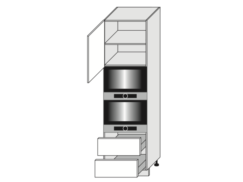 Шкаф для духовки Amaro D14/RU/2M KOMPAKT