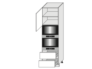 Cabinet for oven and microwave oven Amaro D14/RU/2A KOMPAKT