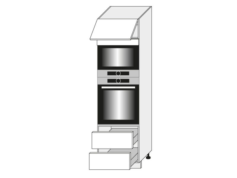 Шкаф для духовки и микроволновой печи Bari D14/RU/2R 284