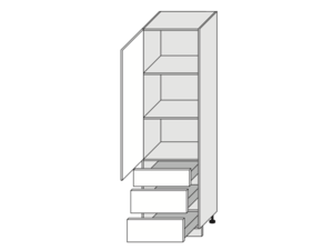 Virtuves skapis Rimini D14/DP/3A