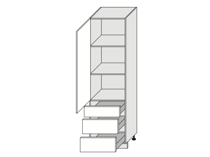 Virtuves skapis Rimini D14/DP/3A