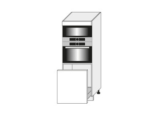 Skapis cepeškrāsnij un mikroviļņu krāsnij Rimini D5AR/60/154
